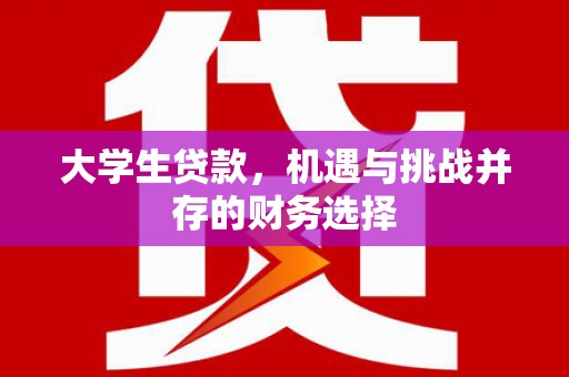 宁城大学生贷款，机遇与挑战并存的财务选择