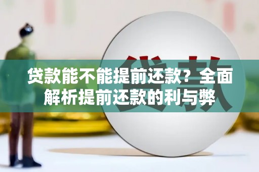 宁城贷款能不能提前还款？全面解析提前还款的利与弊