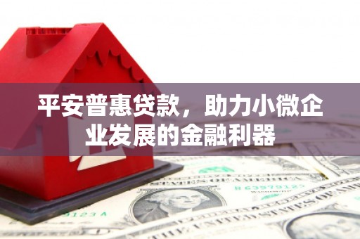 宁城平安普惠贷款，助力小微企业发展的金融利器