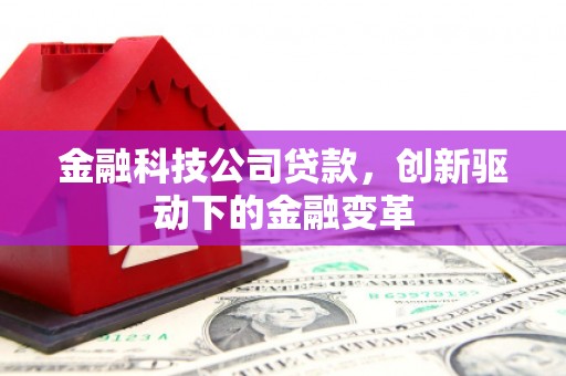 宁城金融科技公司贷款，创新驱动下的金融变革