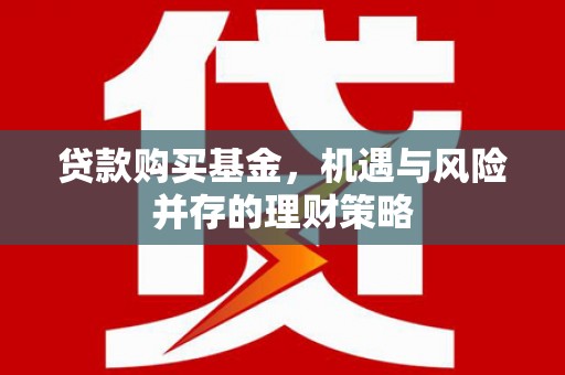宁城贷款购买基金，机遇与风险并存的理财策略