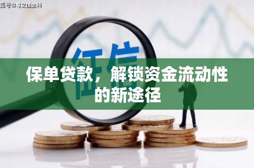 宁城保单贷款，解锁资金流动性的新途径
