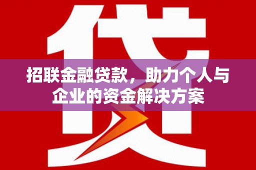 宁城招联金融贷款，助力个人与企业的资金解决方案