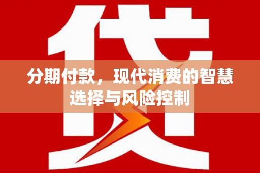 宁城分期付款，现代消费的智慧选择与风险控制