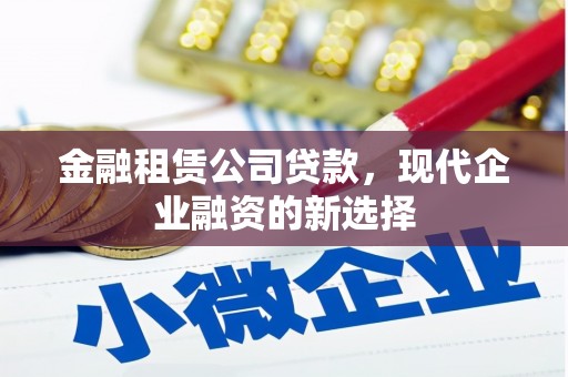 宁城金融租赁公司贷款，现代企业融资的新选择