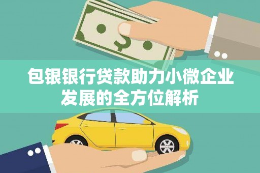 宁城包银银行贷款助力小微企业发展的全方位解析