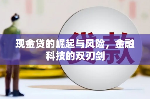 宁城现金贷的崛起与风险，金融科技的双刃剑