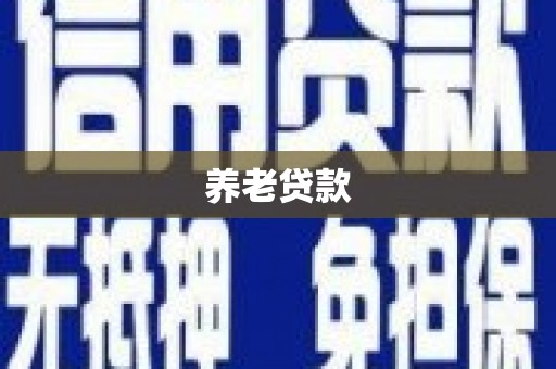 宁城养老贷款