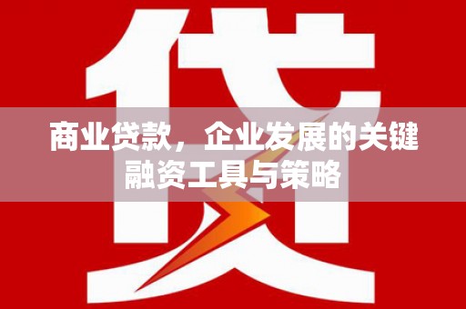 宁城商业贷款，企业发展的关键融资工具与策略
