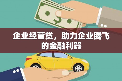 宁城企业经营贷，助力企业腾飞的金融利器