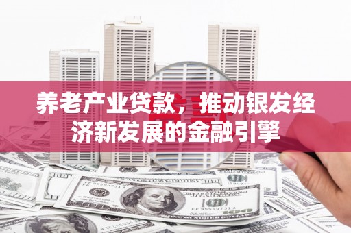 宁城养老产业贷款，推动银发经济新发展的金融引擎