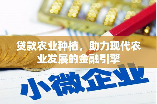 宁城贷款农业种植，助力现代农业发展的金融引擎