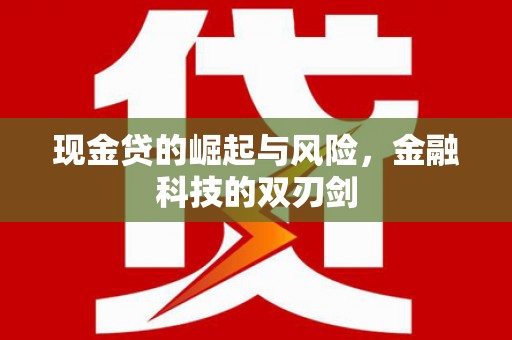 宁城现金贷的崛起与风险，金融科技的双刃剑