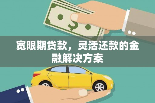 宁城宽限期贷款，灵活还款的金融解决方案