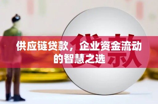 宁城供应链贷款，企业资金流动的智慧之选