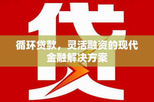 宁城循环贷款，灵活融资的现代金融解决方案