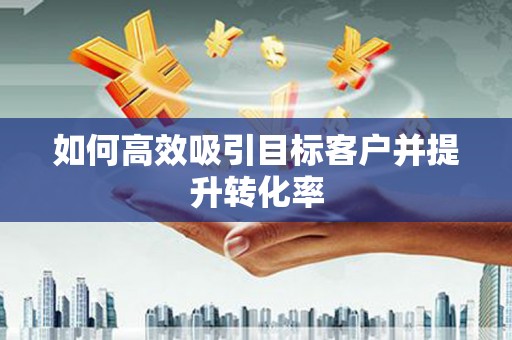 宁城如何高效吸引目标客户并提升转化率