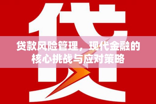 宁城贷款风险管理，现代金融的核心挑战与应对策略