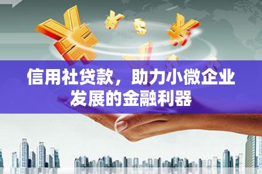 宁城信用社贷款，助力小微企业发展的金融利器