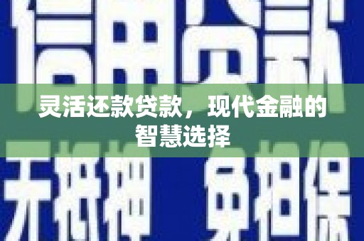 宁城灵活还款贷款，现代金融的智慧选择