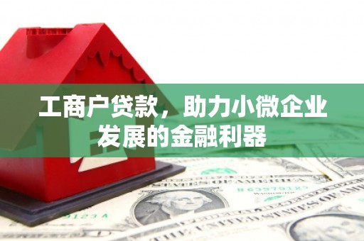 宁城工商户贷款，助力小微企业发展的金融利器