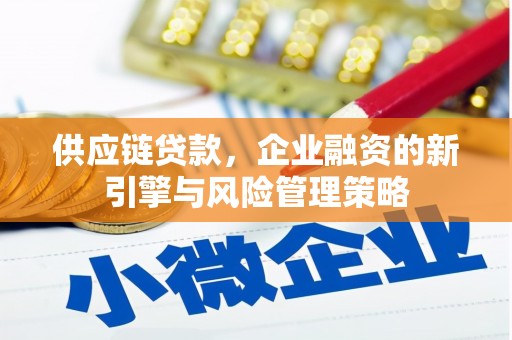 宁城供应链贷款，企业融资的新引擎与风险管理策略