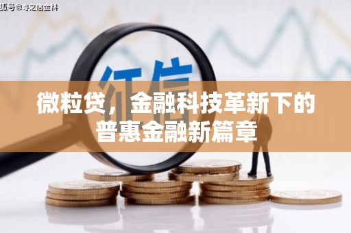 宁城微粒贷，金融科技革新下的普惠金融新篇章