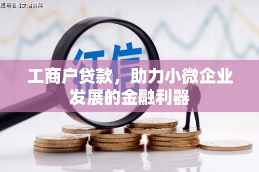 宁城工商户贷款，助力小微企业发展的金融利器