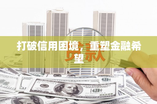 宁城打破信用困境，重塑金融希望