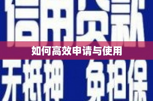 宁城如何高效申请与使用