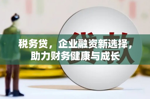 宁城税务贷，企业融资新选择，助力财务健康与成长